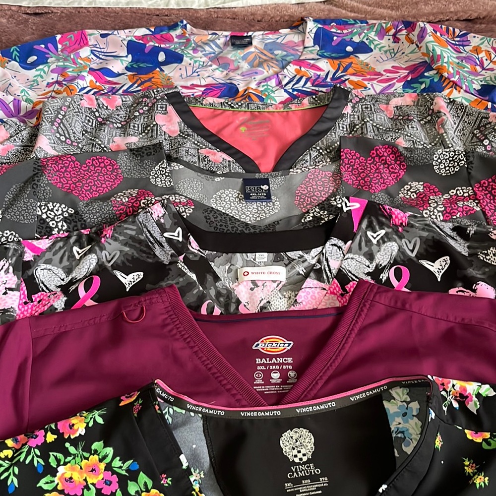 Scrub tops